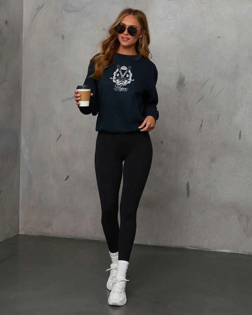Aspen Ski Resort Graphic Sweatshirt sold by Vici product image thumbnail 2