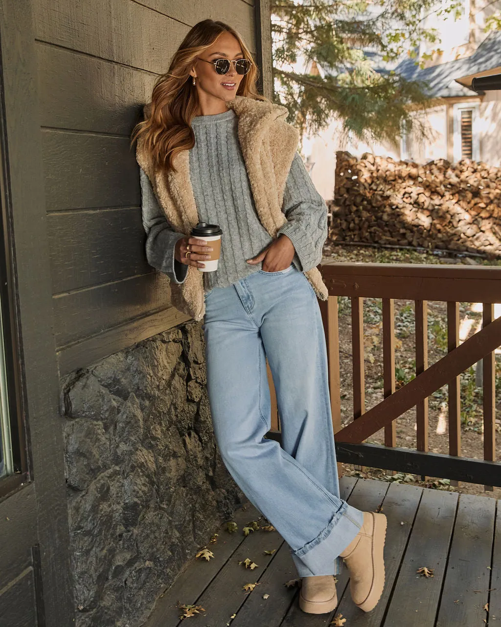 Gather Together Shearling Vest sold by Vici product image thumbnail 5