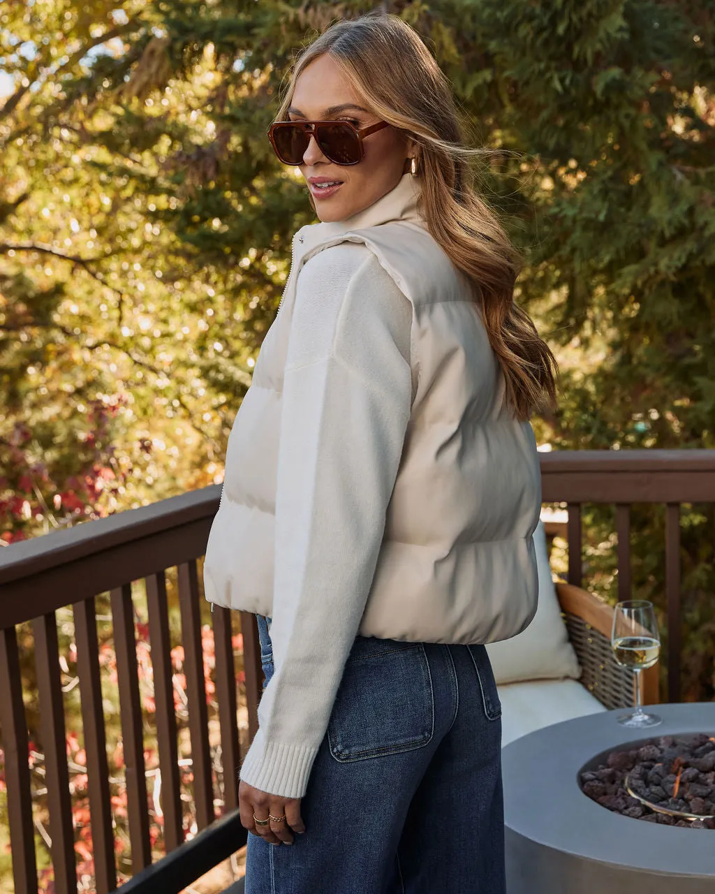 Slight Chill Puffer Vest sold by Vici product image thumbnail 4