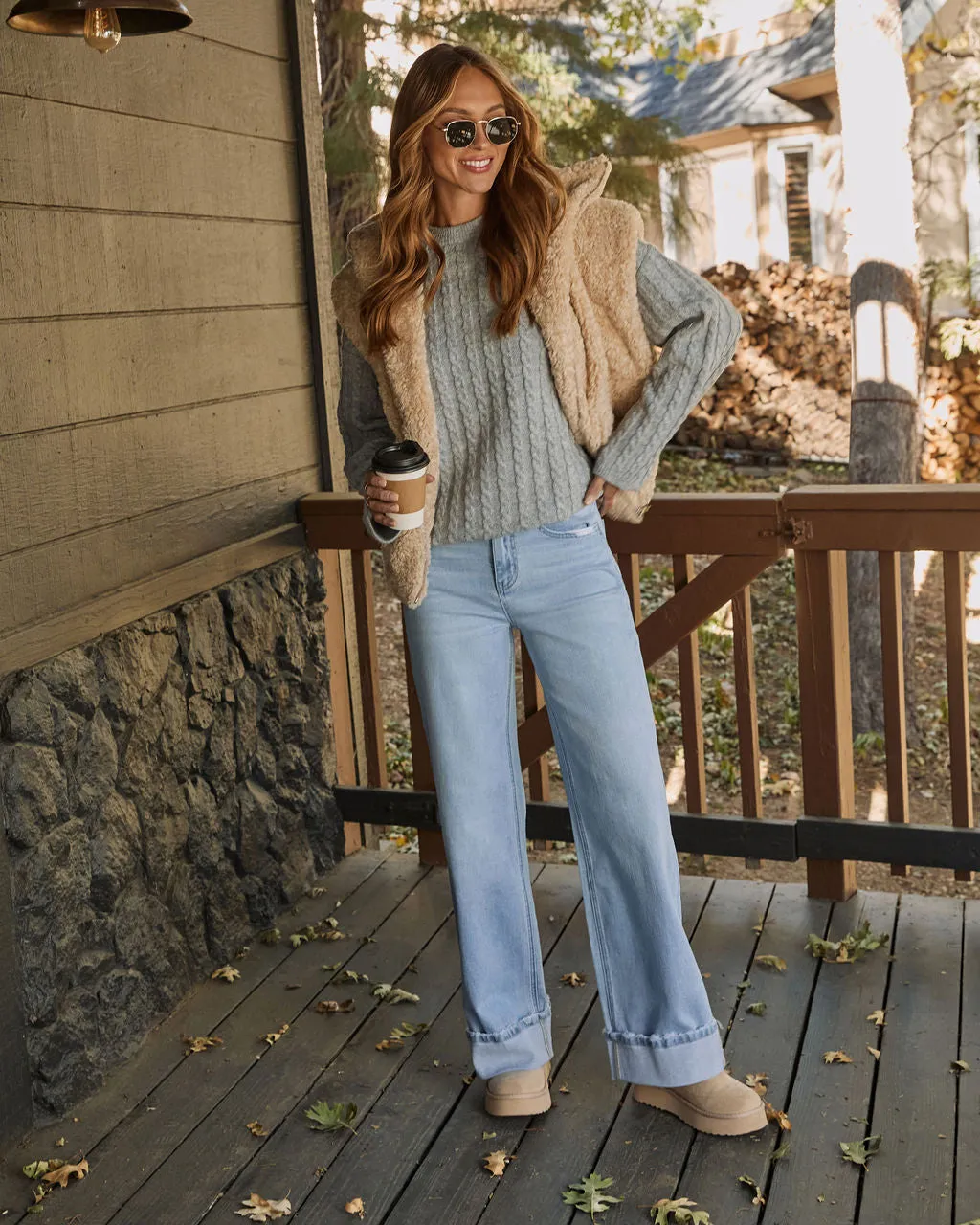 Norma Cable Knit Sweater sold by Vici product image thumbnail 2