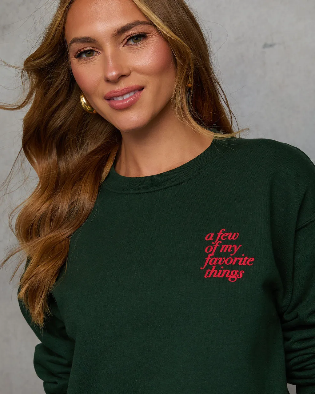 Christmas Wishlist Sweatshirt sold by Vici product image thumbnail 5