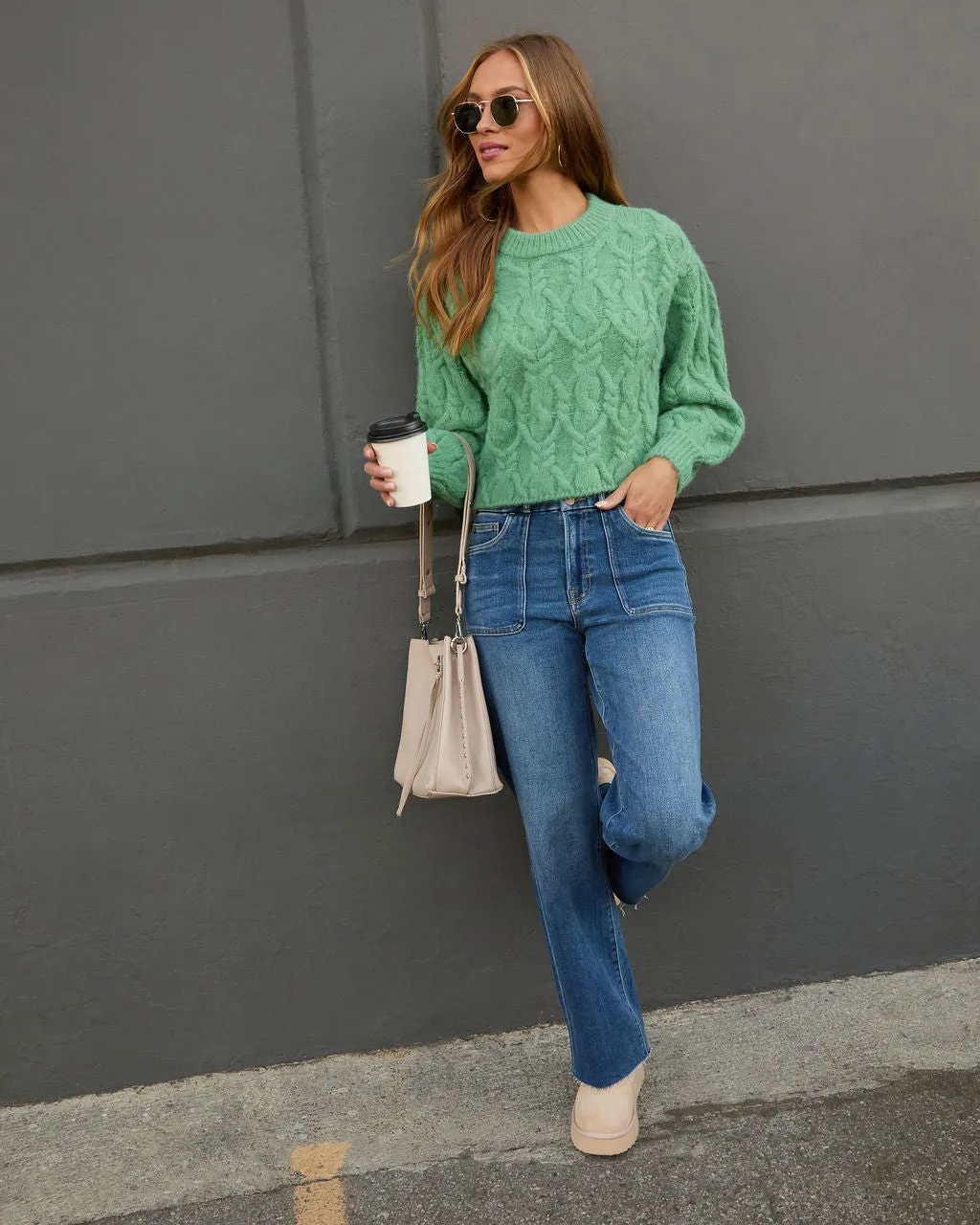 Siarah Cable Knit Sweater sold by Vici product image thumbnail 2