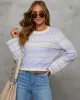 Cozy Up Abstract Knit Sweater sold by Vici