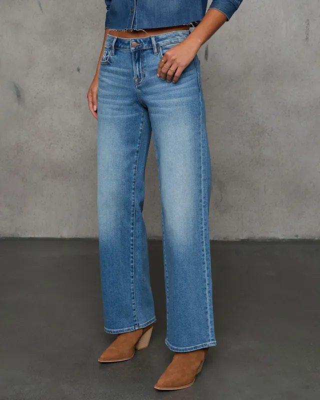 tisla-straight-leg-dad-jeans sold by Vici