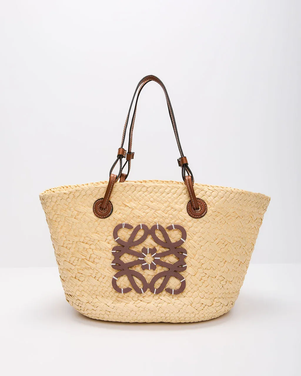 Palm Leaf Monogram Straw Tote Bag sold by Vici product image thumbnail 2