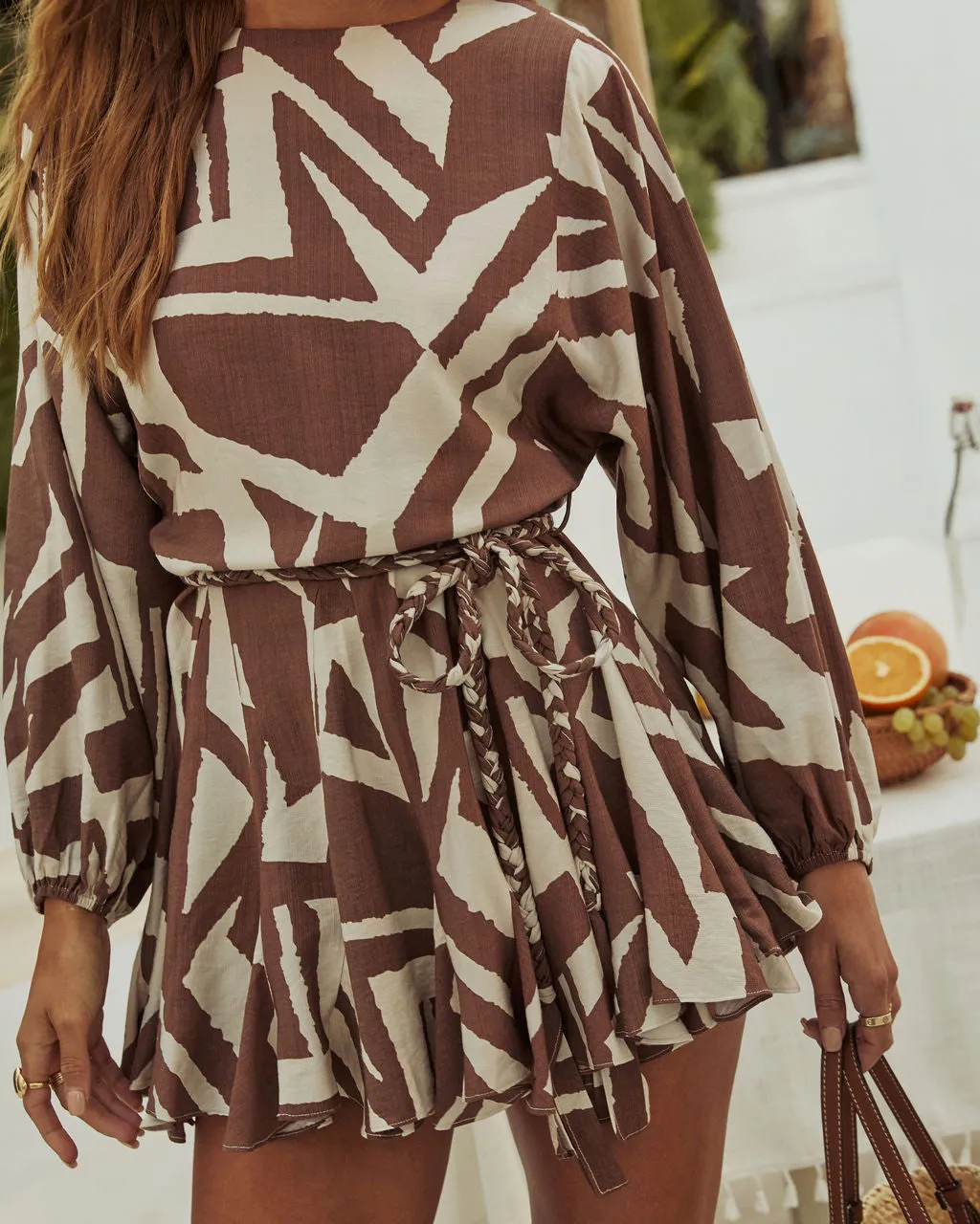 Sea Side Abstract Mini Dress sold by Vici product image thumbnail 5