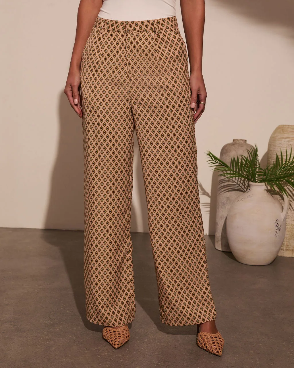 Sylvie Printed Wide Leg Trouser sold by Vici product image thumbnail 2