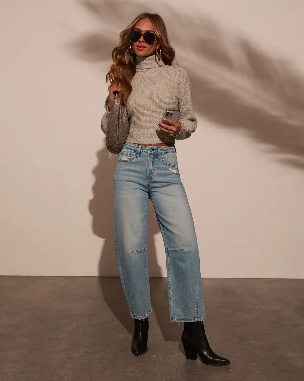 On Cloud 9 Turtle Neck Sweater sold by Vici product image thumbnail 2