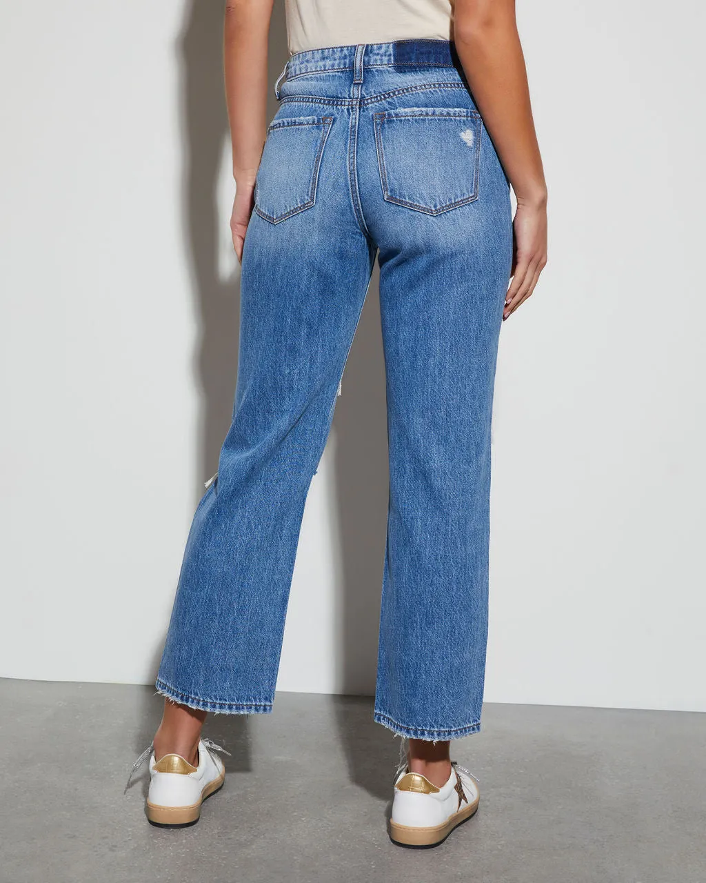 Odessa Distressed Straight Leg Jeans sold by Vici product image thumbnail 4
