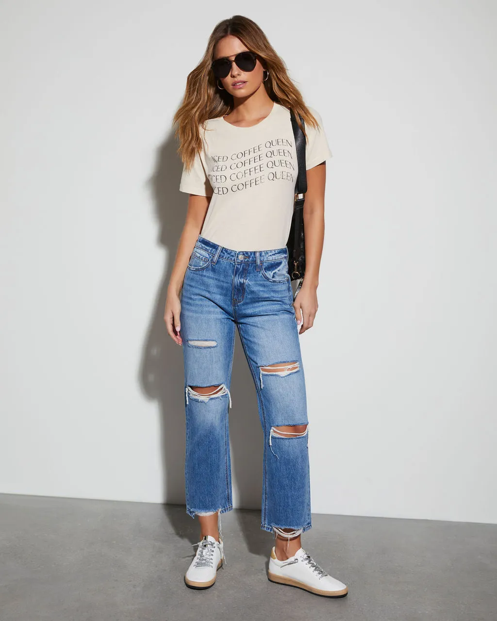 Odessa Distressed Straight Leg Jeans sold by Vici product image thumbnail 2
