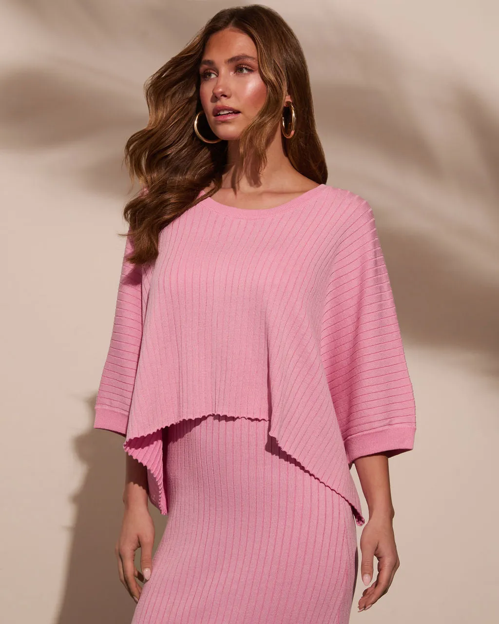 Soft Drift Ribbed Knit Sweater sold by Vici product image thumbnail 3