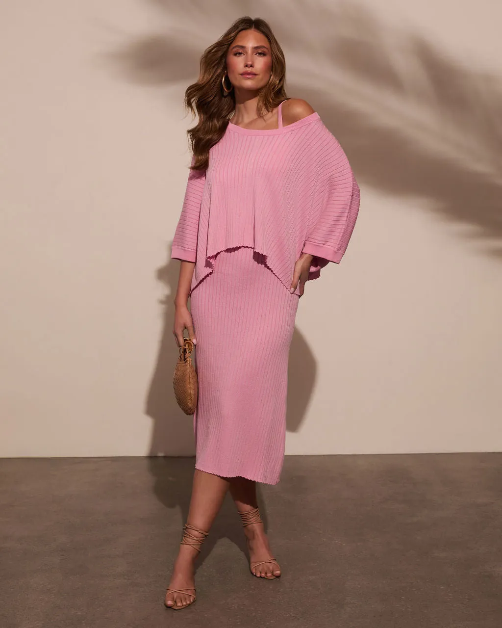 Soft Drift Ribbed Knit Sweater sold by Vici product image thumbnail 5