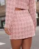 To Paris With Love Tweed Mini Skirt sold by Vici