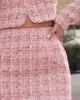 To Paris With Love Tweed Mini Skirt sold by Vici
