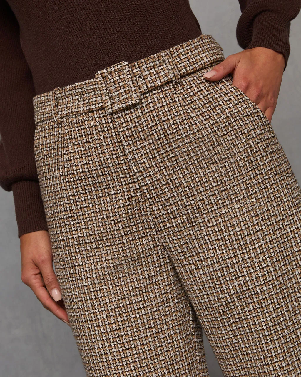 Midnight Jewel Wide Leg Tweed Pants sold by Vici product image thumbnail 5