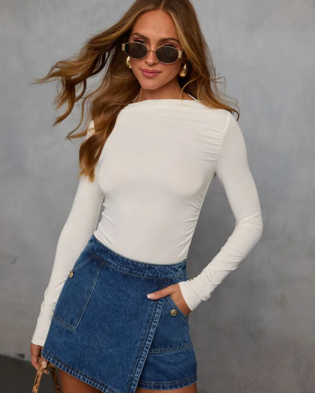 Emory Cowl Neck Top sold by Vici