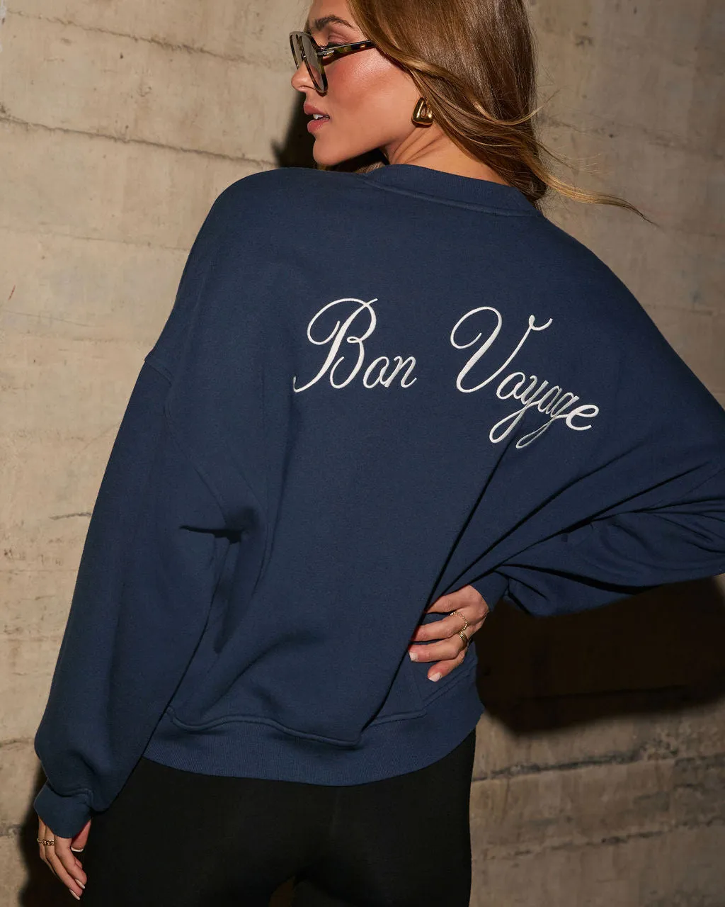 London Royal Graphic Sweatshirt sold by Vici product image thumbnail 4