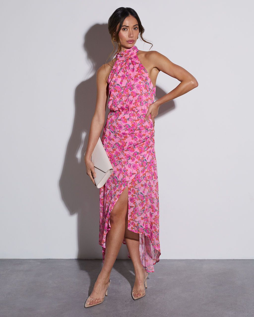 Among The Flowers Halter Midi Dress sold by Vici product image thumbnail 2