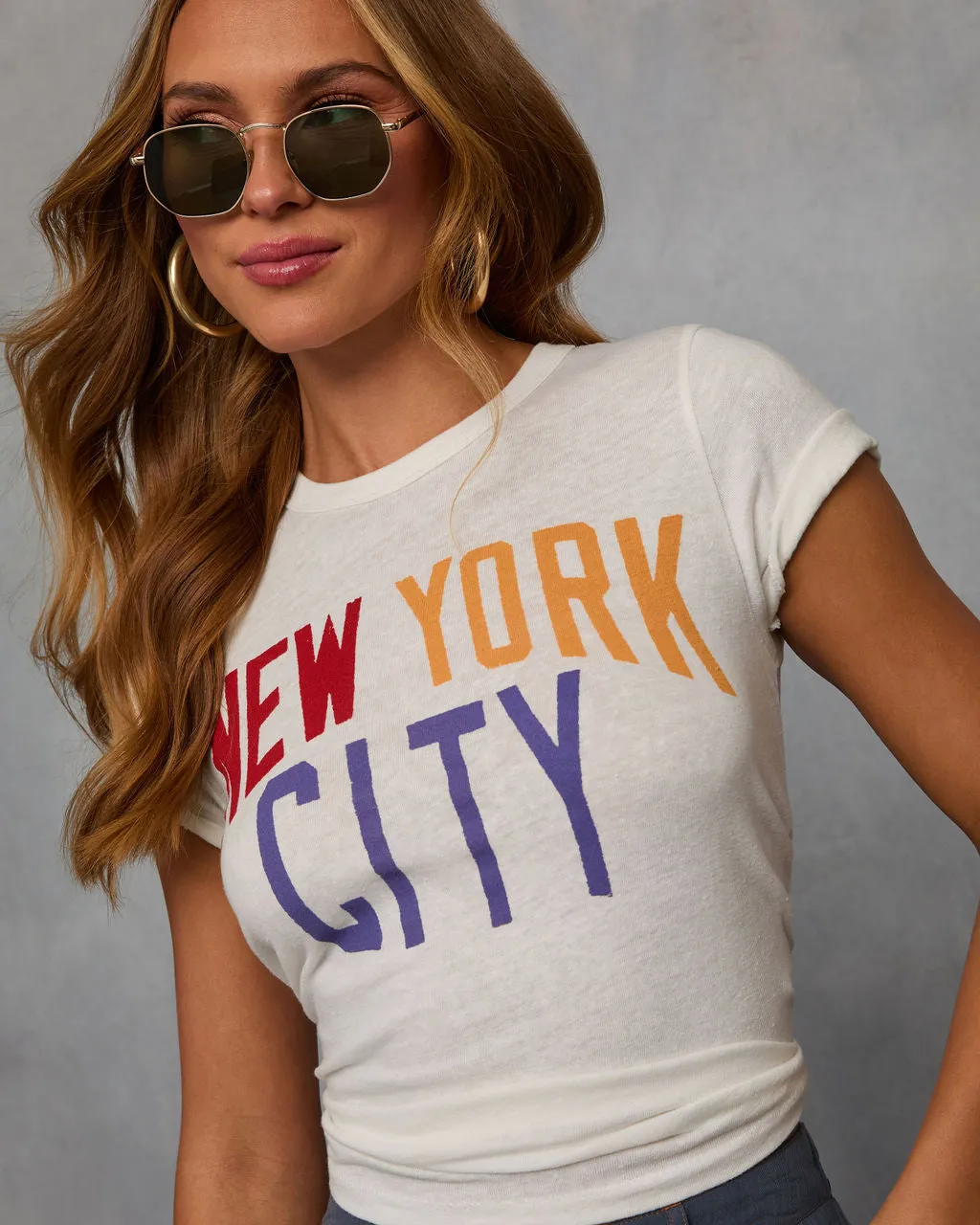 New York City Graphic Tee sold by Vici product image thumbnail 5