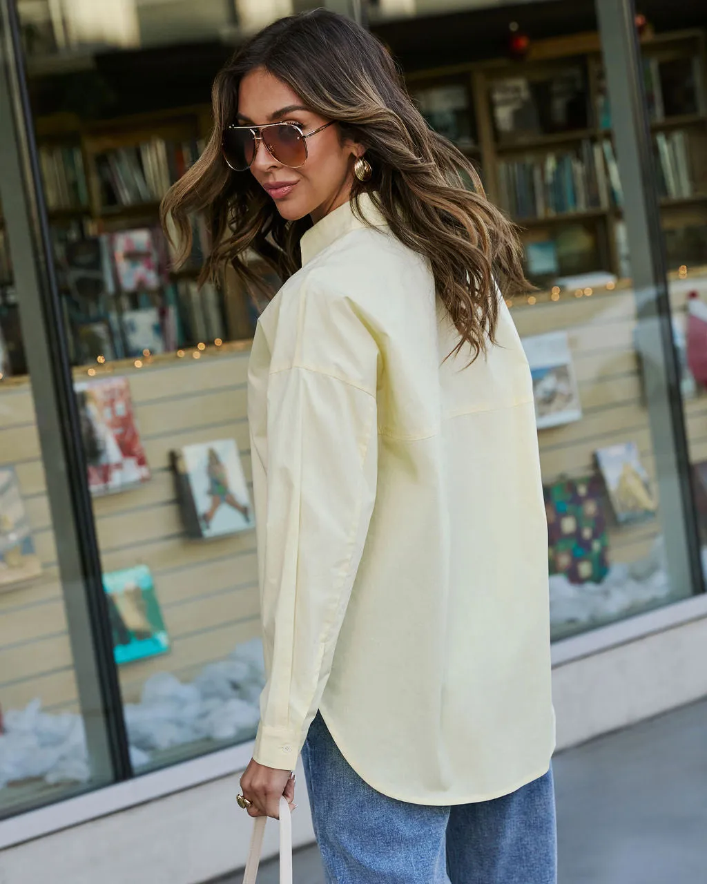 Mireva Poplin Button Down Top sold by Vici product image thumbnail 4