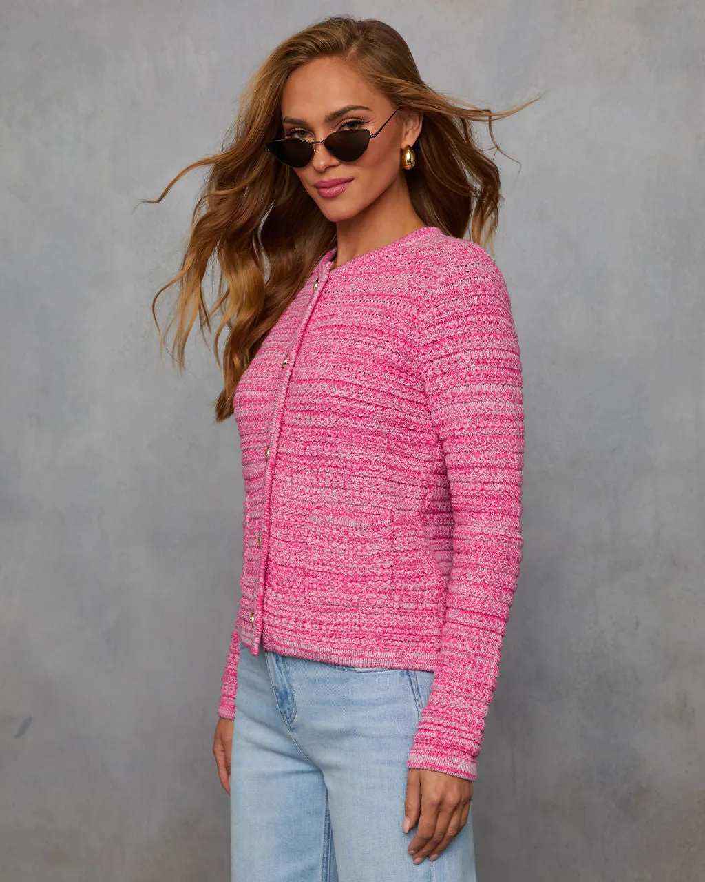 Bright Side Knit Cardigan sold by Vici product image thumbnail 3
