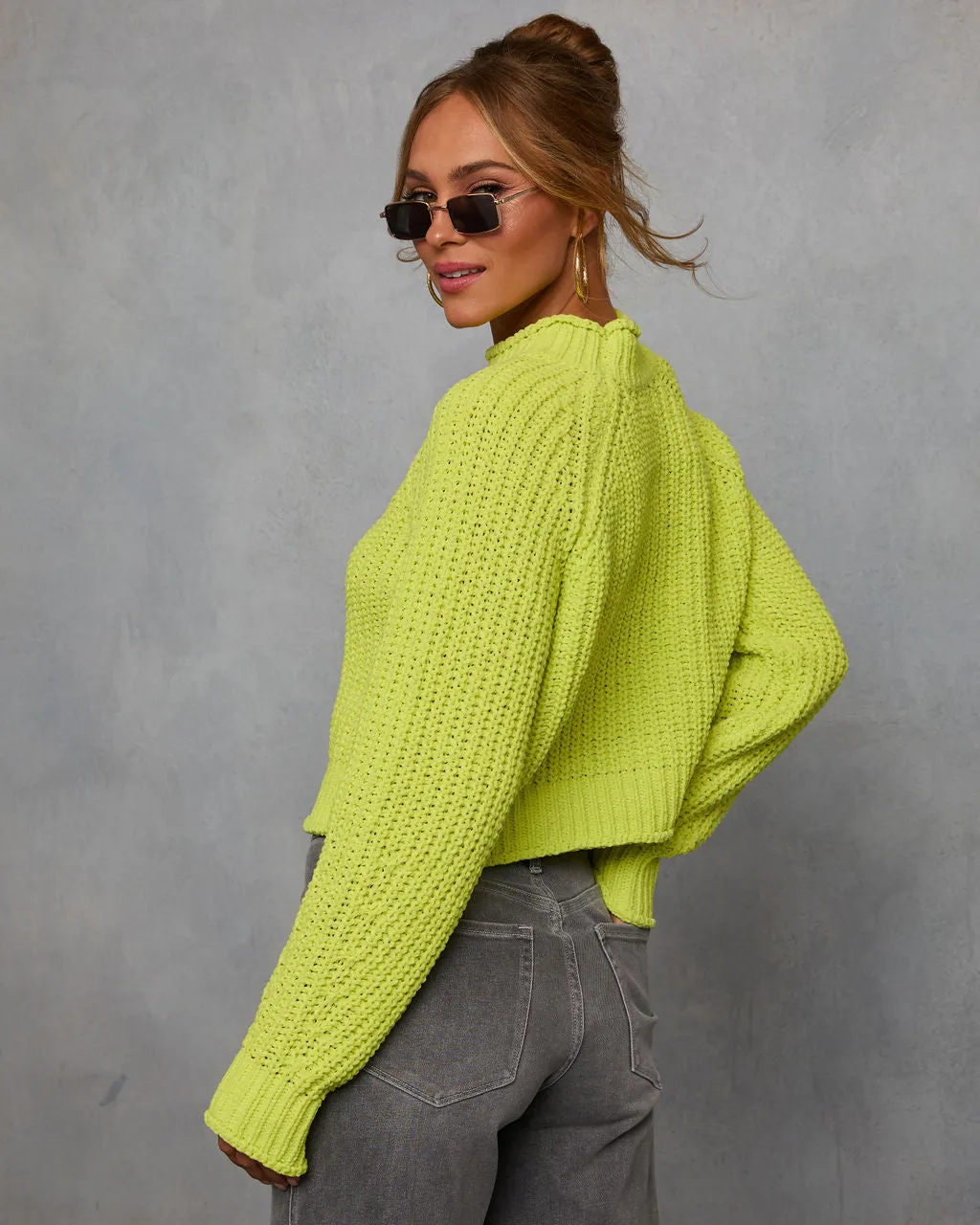 Pure Joy Mockneck Knit Sweater sold by Vici product image thumbnail 4