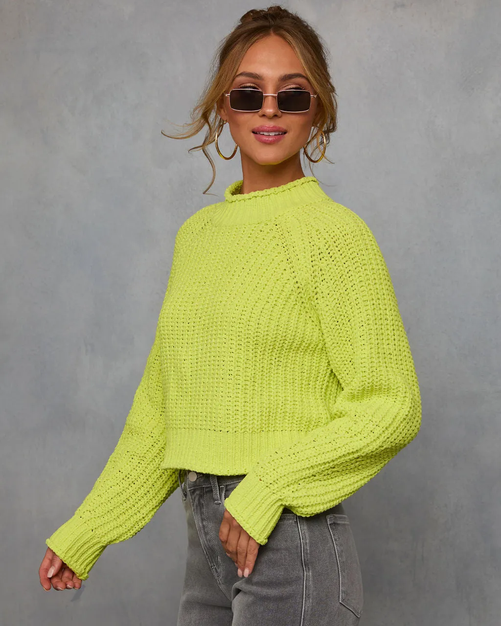 Pure Joy Mockneck Knit Sweater sold by Vici product image thumbnail 3