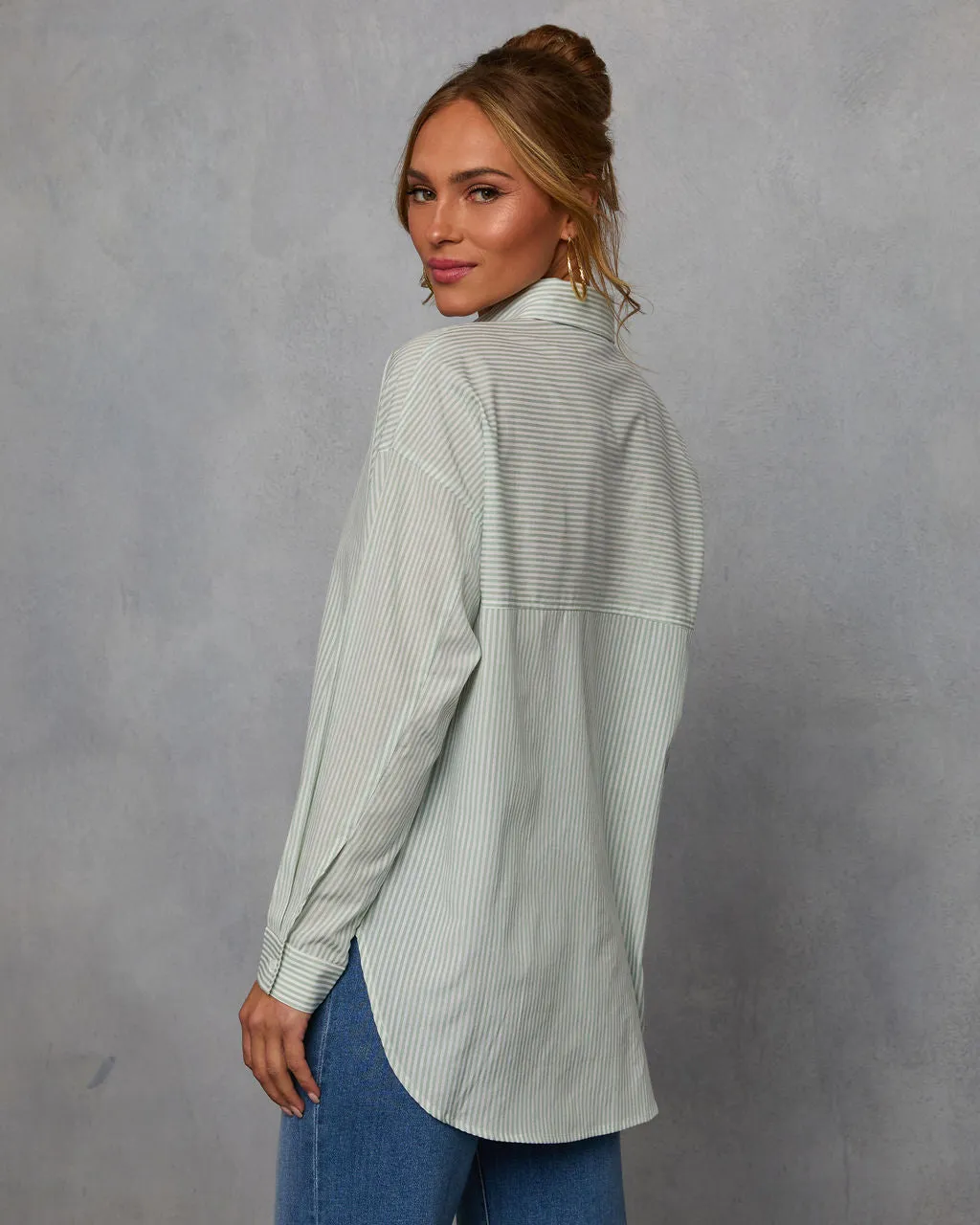 Felina Striped Button Down Top sold by Vici product image thumbnail 4