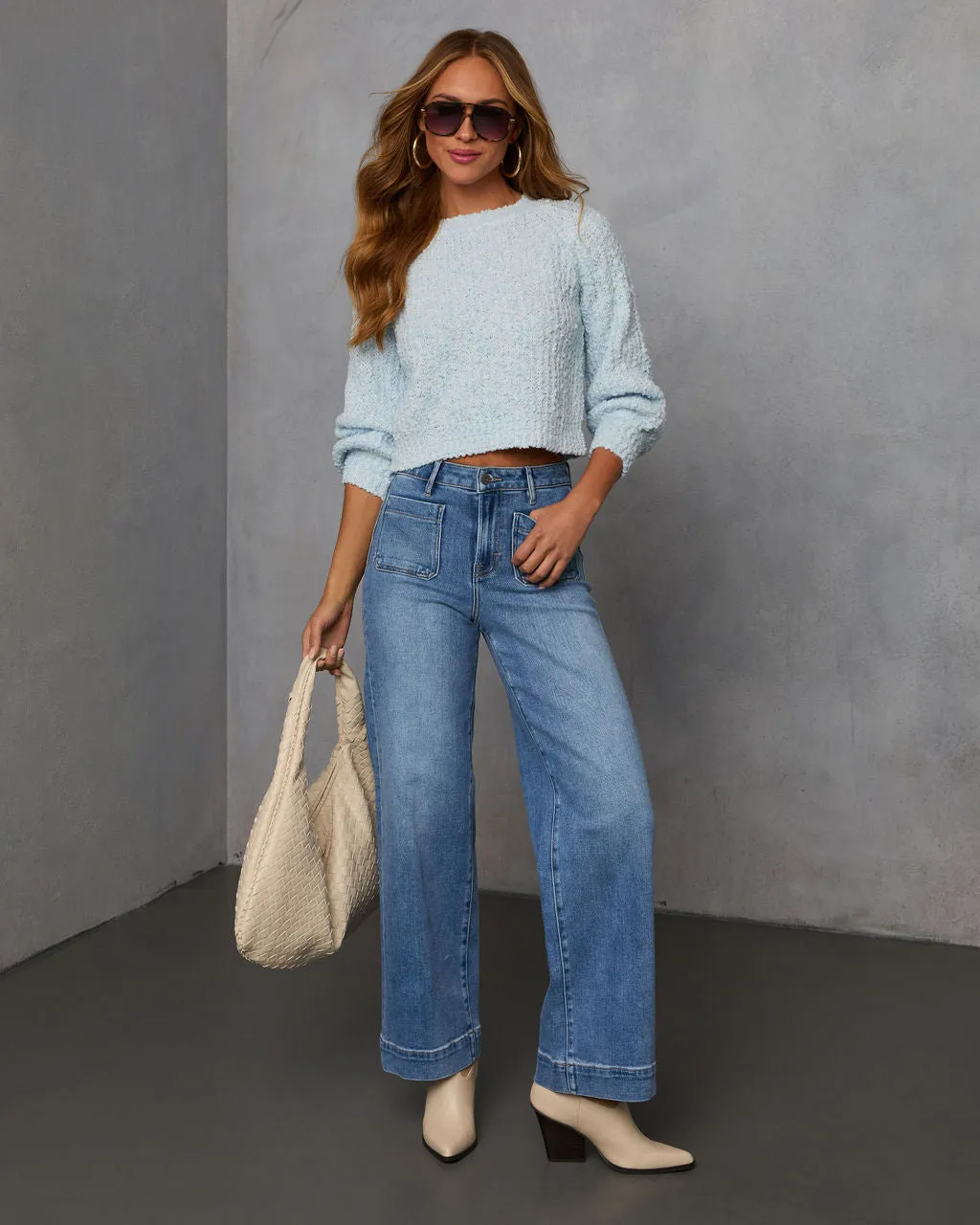 Serelise Ribbed Knit Sweater sold by Vici product image thumbnail 2