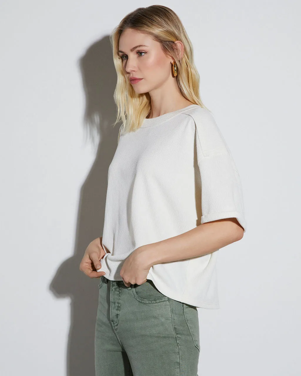 Low Profile Short Sleeve Tee sold by Vici product image thumbnail 3