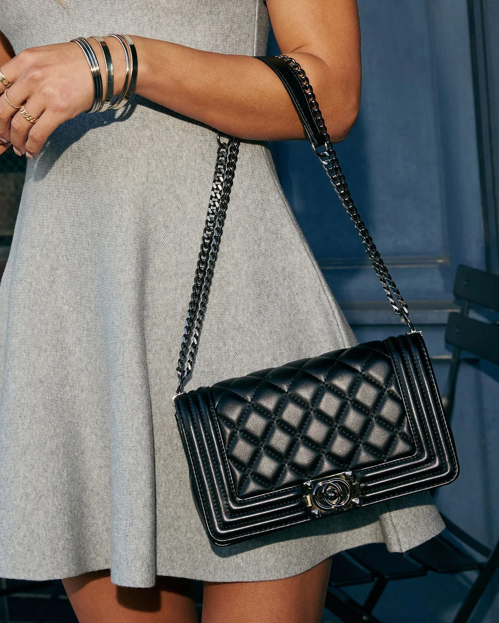 Chic Revival Quilted Leather Shoulder Bag sold by Vici