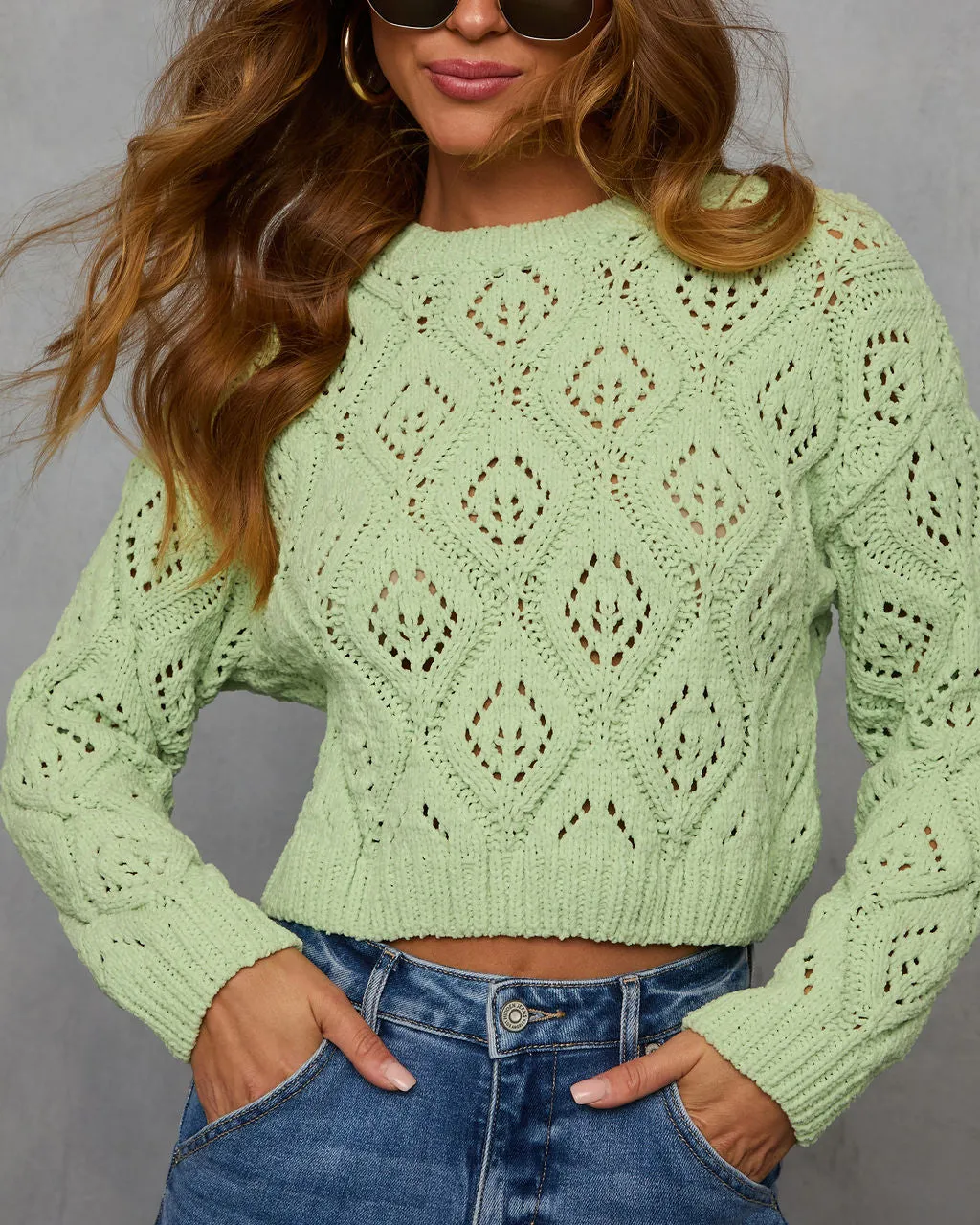 Dreamy Bliss Knit Sweater sold by Vici