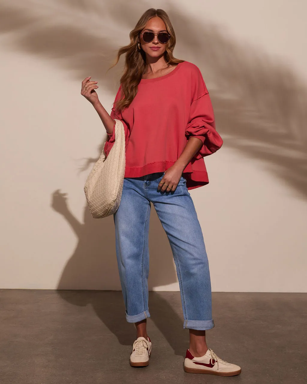 Sweater Weather Relaxed Oversized Sweatshirt sold by Vici