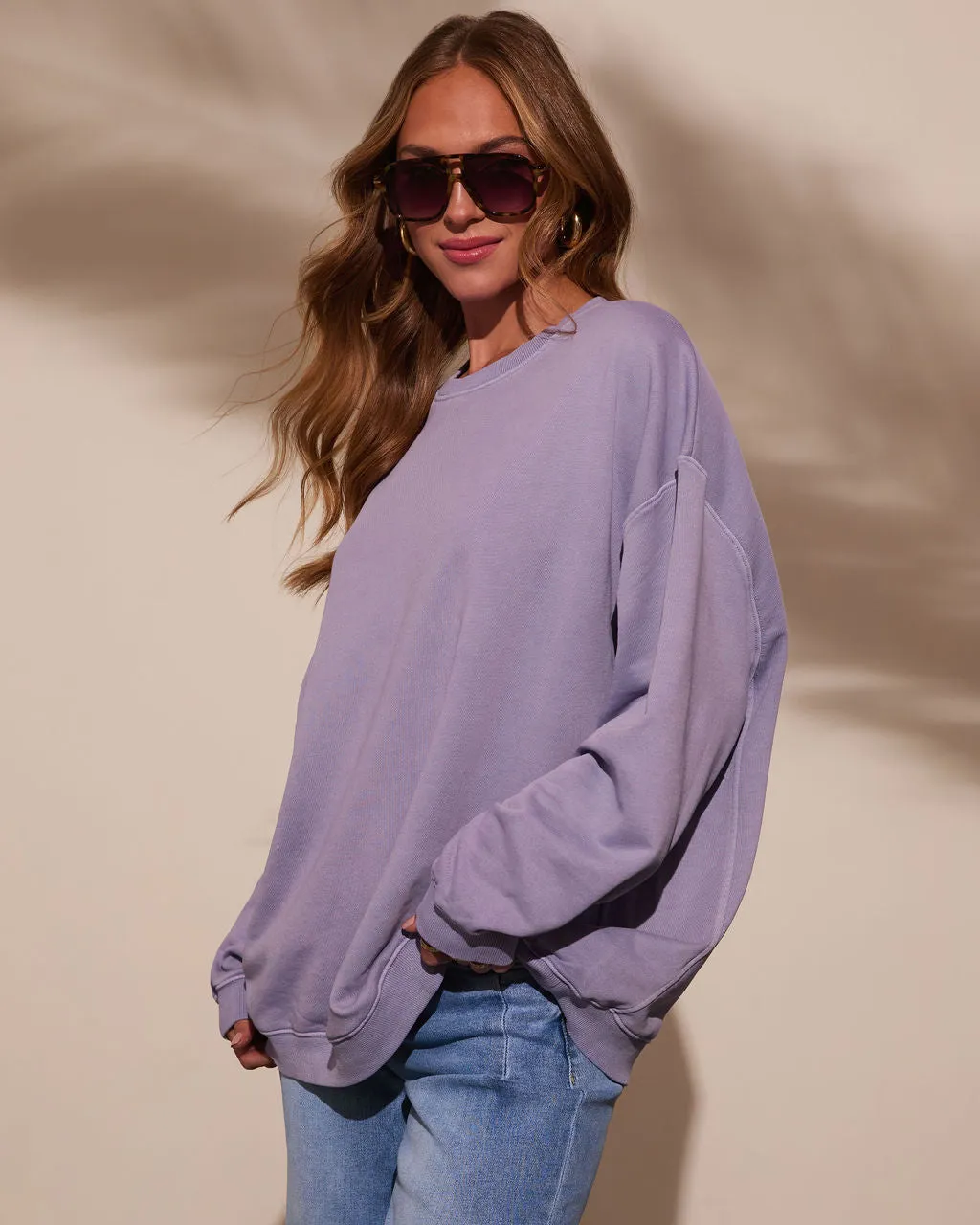 Lanae Relaxed Oversized Sweatshirt sold by Vici product image thumbnail 3