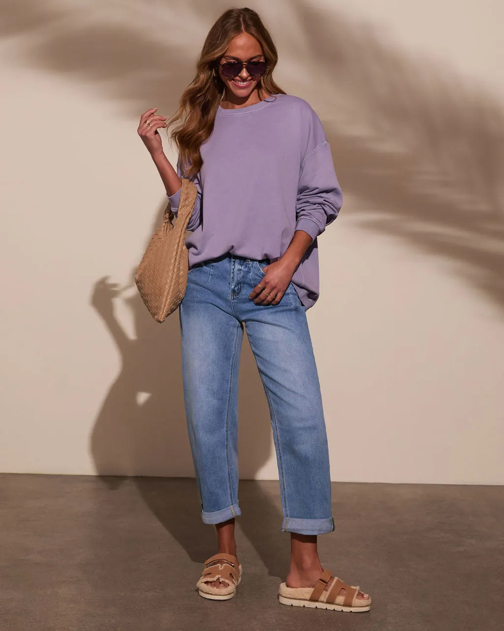 Lanae Relaxed Oversized Sweatshirt sold by Vici product image thumbnail 5