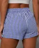 Rori Seersucker Checkered Shorts sold by Vici