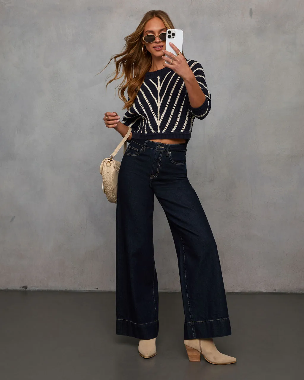 Baylin Striped Knit Sweater sold by Vici product image thumbnail 5