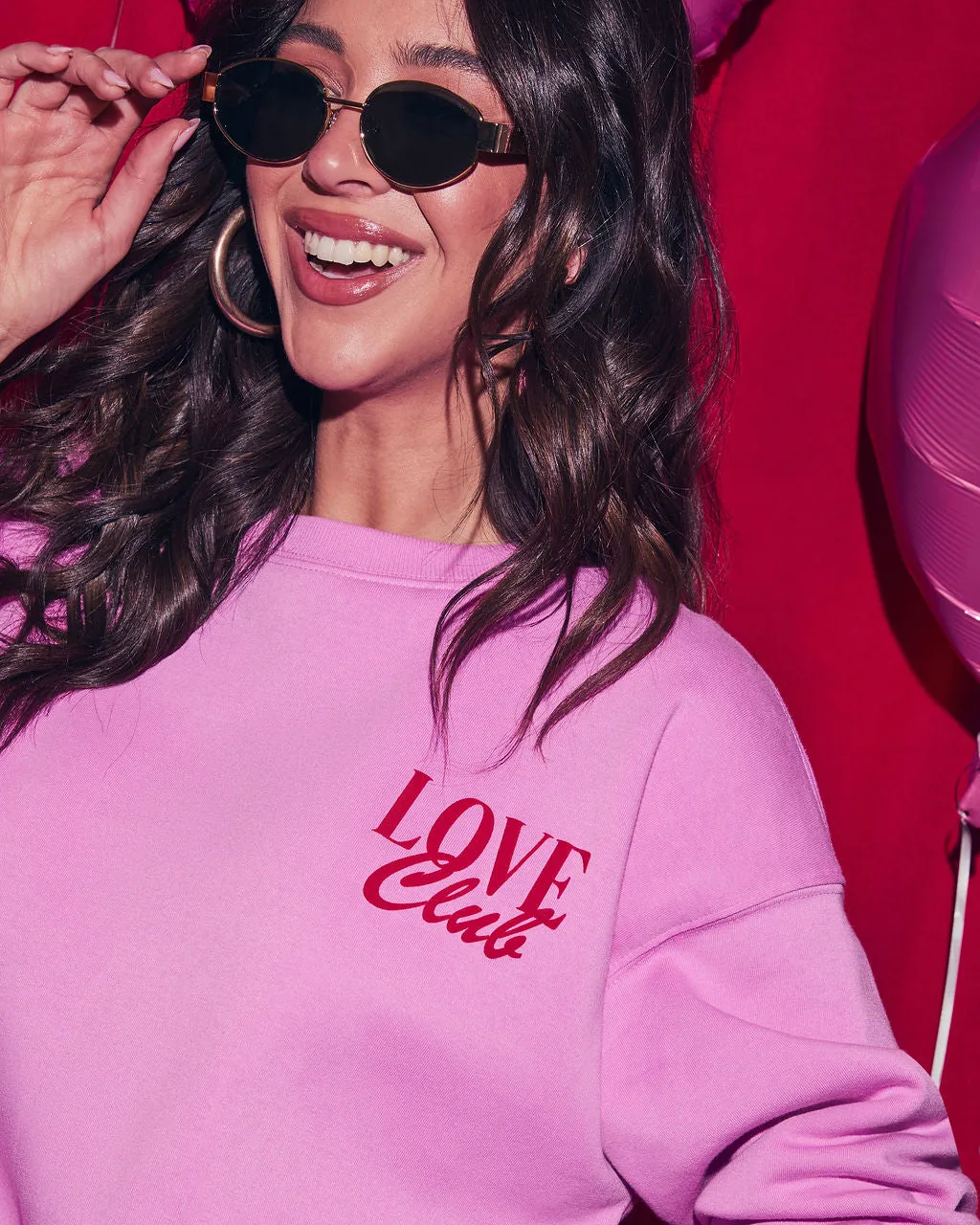 Love That For Me Graphic Sweatshirt sold by Vici product image thumbnail 5