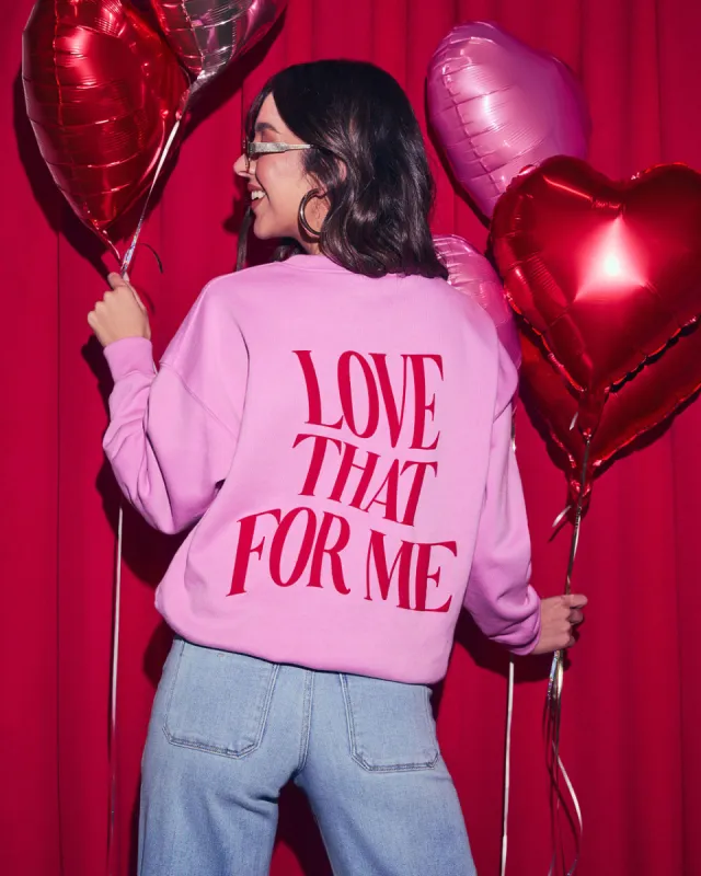 Love That For Me Graphic Sweatshirt sold by Vici