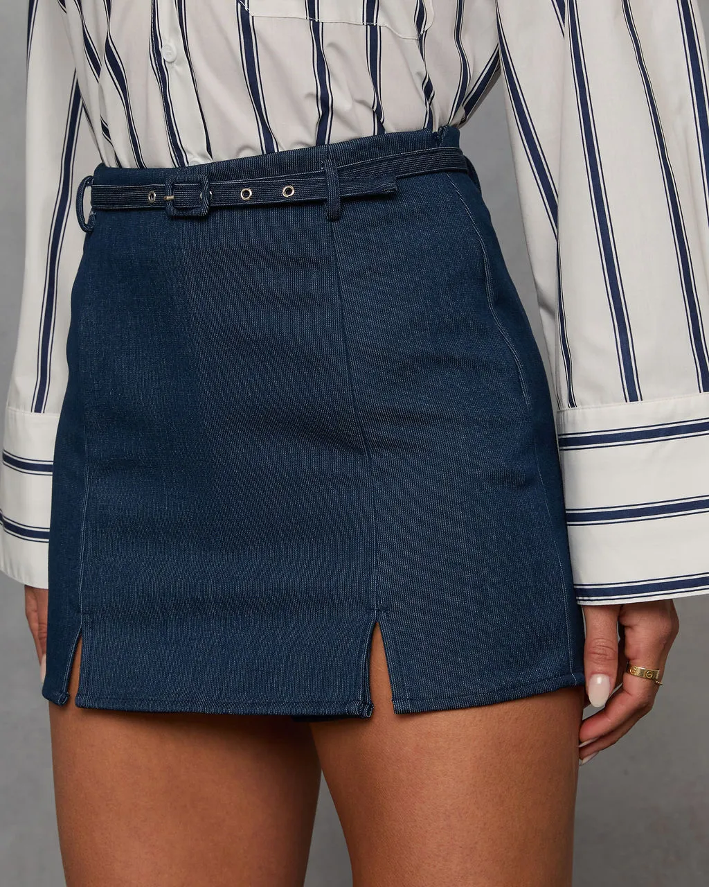 Liera Belted Mini Skort sold by Vici product image thumbnail 3