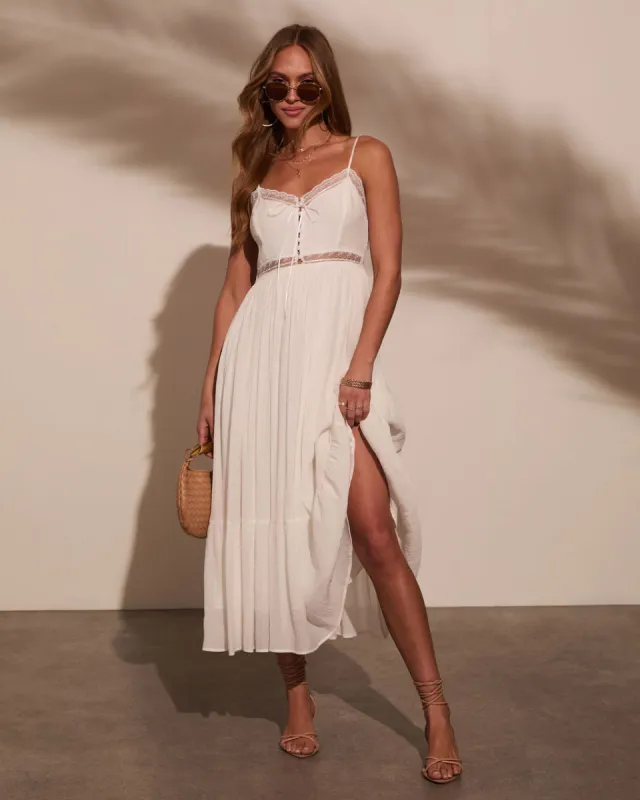 Pucker Up Plisse Maxi Dress sold by Vici