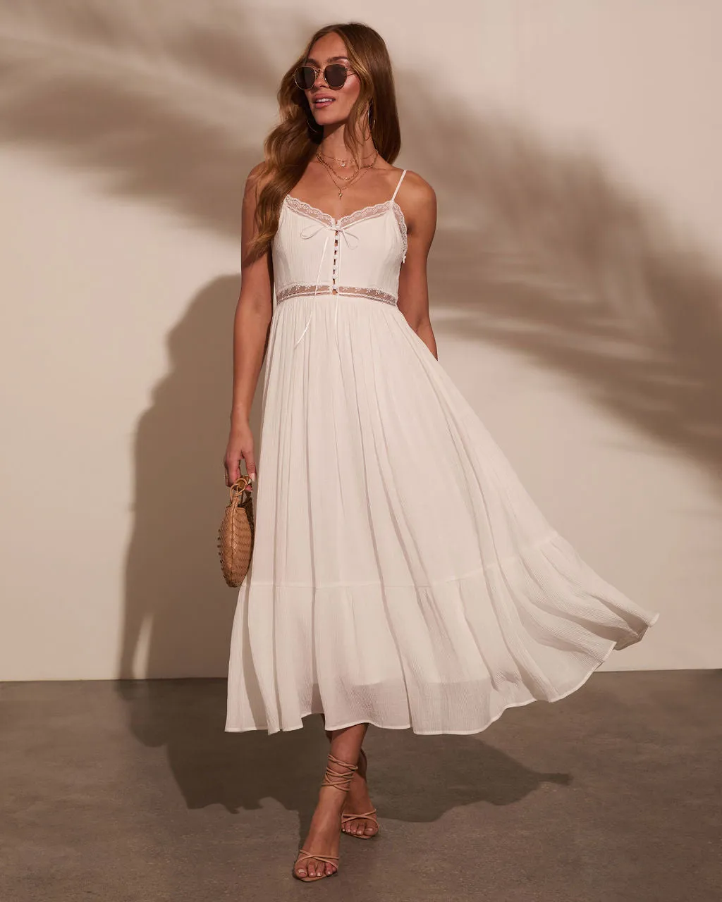 Pucker Up Plisse Maxi Dress sold by Vici product image thumbnail 3