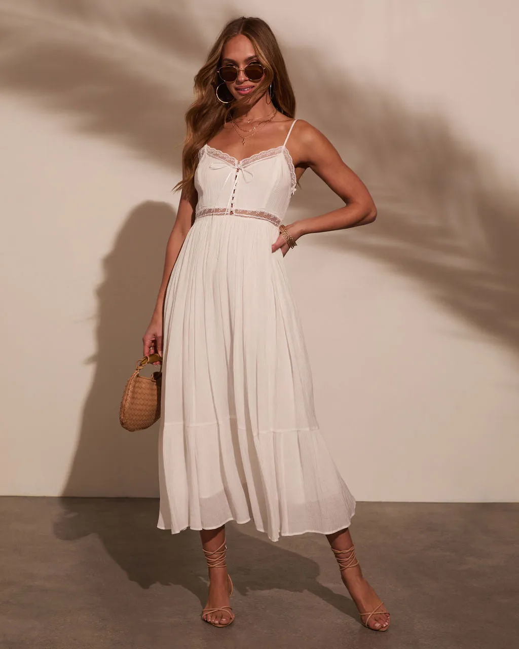 Pucker Up Plisse Maxi Dress sold by Vici product image thumbnail 5