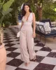 Sweet Serenade Embroidered Sleeveless Jumpsuit sold by Vici