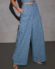 Tied In Love Bow Wide Leg Jeans sold by Vici