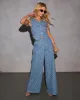 Tied In Love Bow Wide Leg Jeans sold by Vici