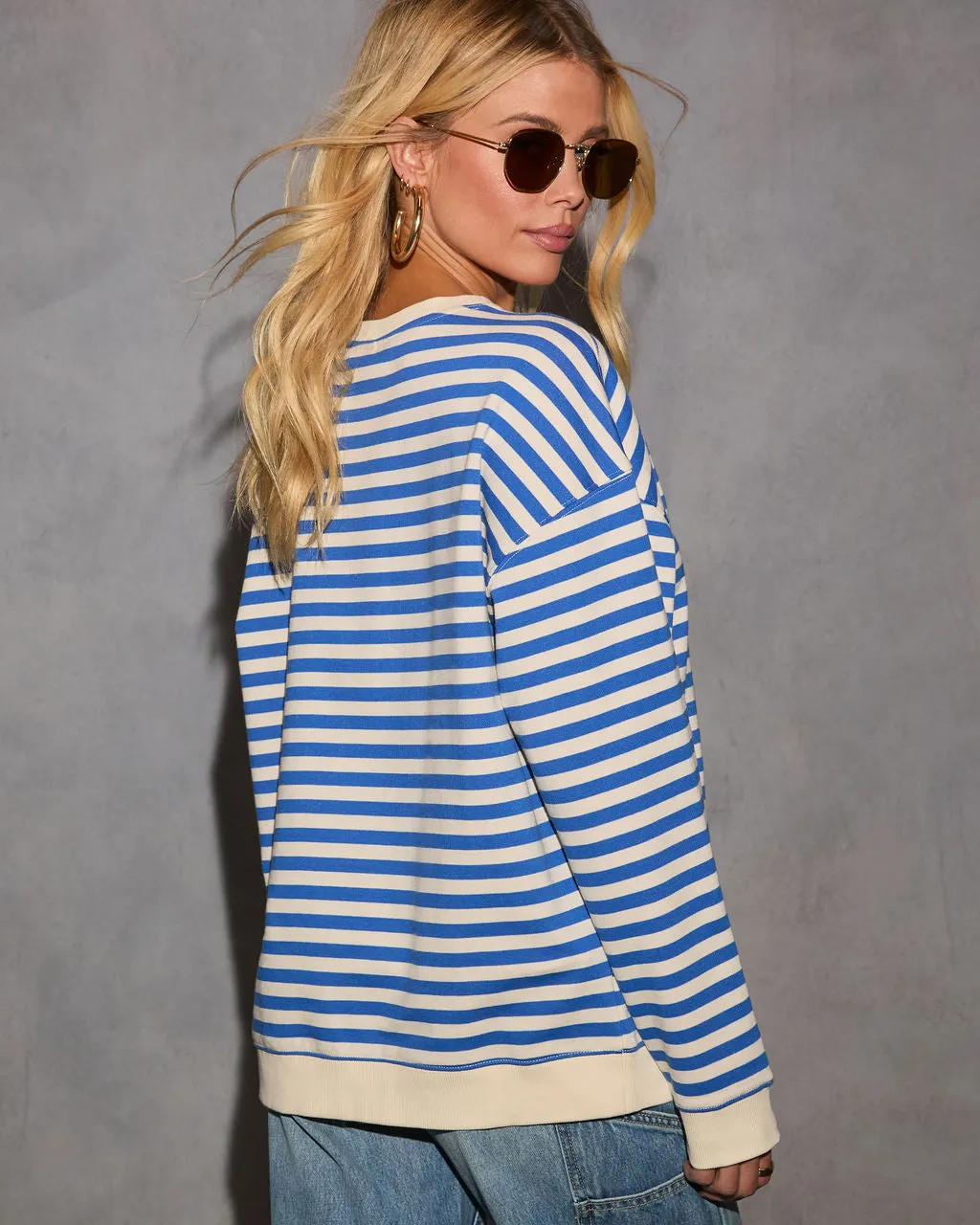 Rianne Striped Long Sleeve Top sold by Vici product image thumbnail 4