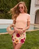 Libbie Cropped Short Sleeve Sweater sold by Vici