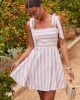 Marigold Striped Mini Dress sold by Vici