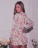 Serene Tiered Floral Romper sold by Vici